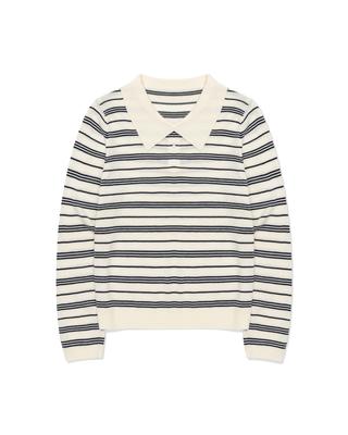 MOAA Voyage Stripe Pullover (Ivory)