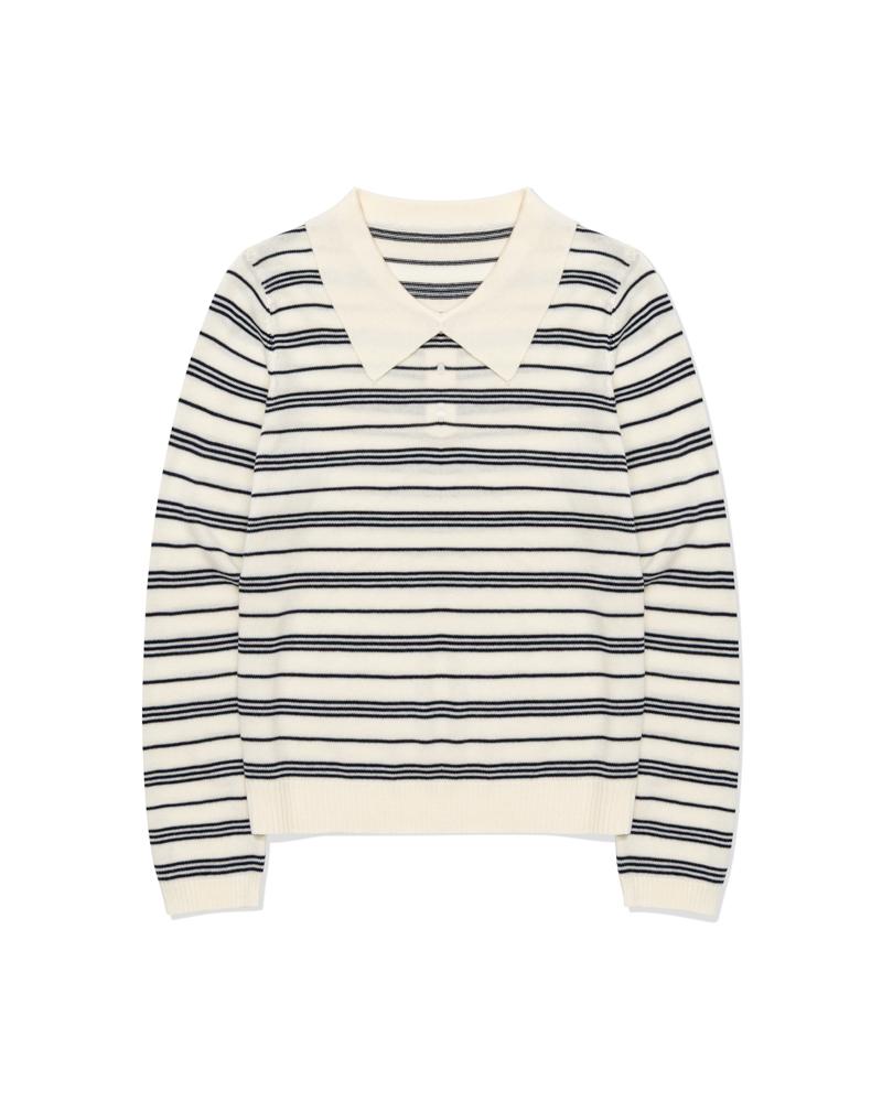MOAA Voyage Stripe Pullover (Ivory)