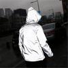 Night Warning Reflective Jackets Spring/Autumn Reflective Windbreaker Hooded Jacket  Fishing