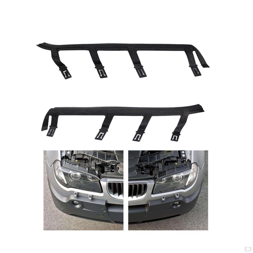 Car Headlight Gasket Upper Bracket Replace Parts Easy Installation High Quality Sealing