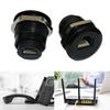 Threaded RJ12 6P6C Two Female Port Telephone Sockets M24 Nut Mount for Office Networking Cabinet Installation