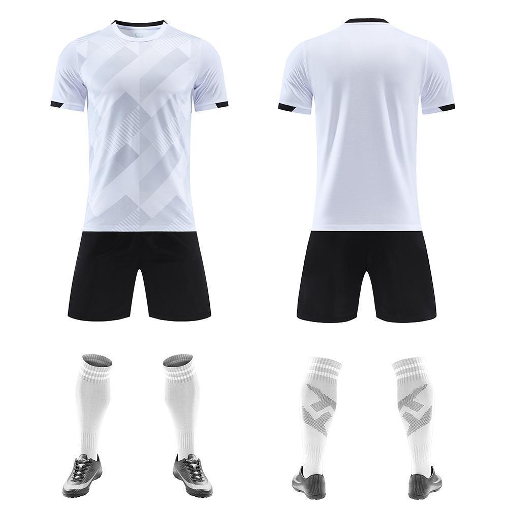 Custom Quick-Dry Football Kits: Heat Transfer Printed Team Jerseys & T-Shirts