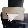 BOOMIE Car Tissue Holder PU Leather with Car Tissue Headrest Sun 2 Sizes Interior Gift [Premium Multi-Function Mounting] - Case, Holder, Visor,