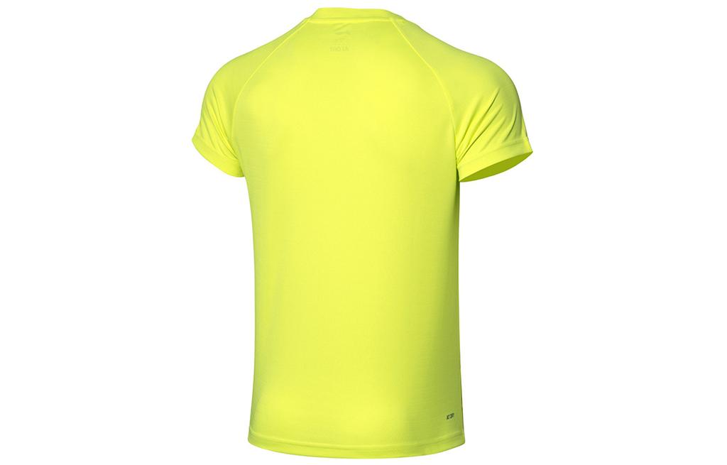 Li Ning T Shirt Men's Fluorescent Bright Green AAYQ081-3