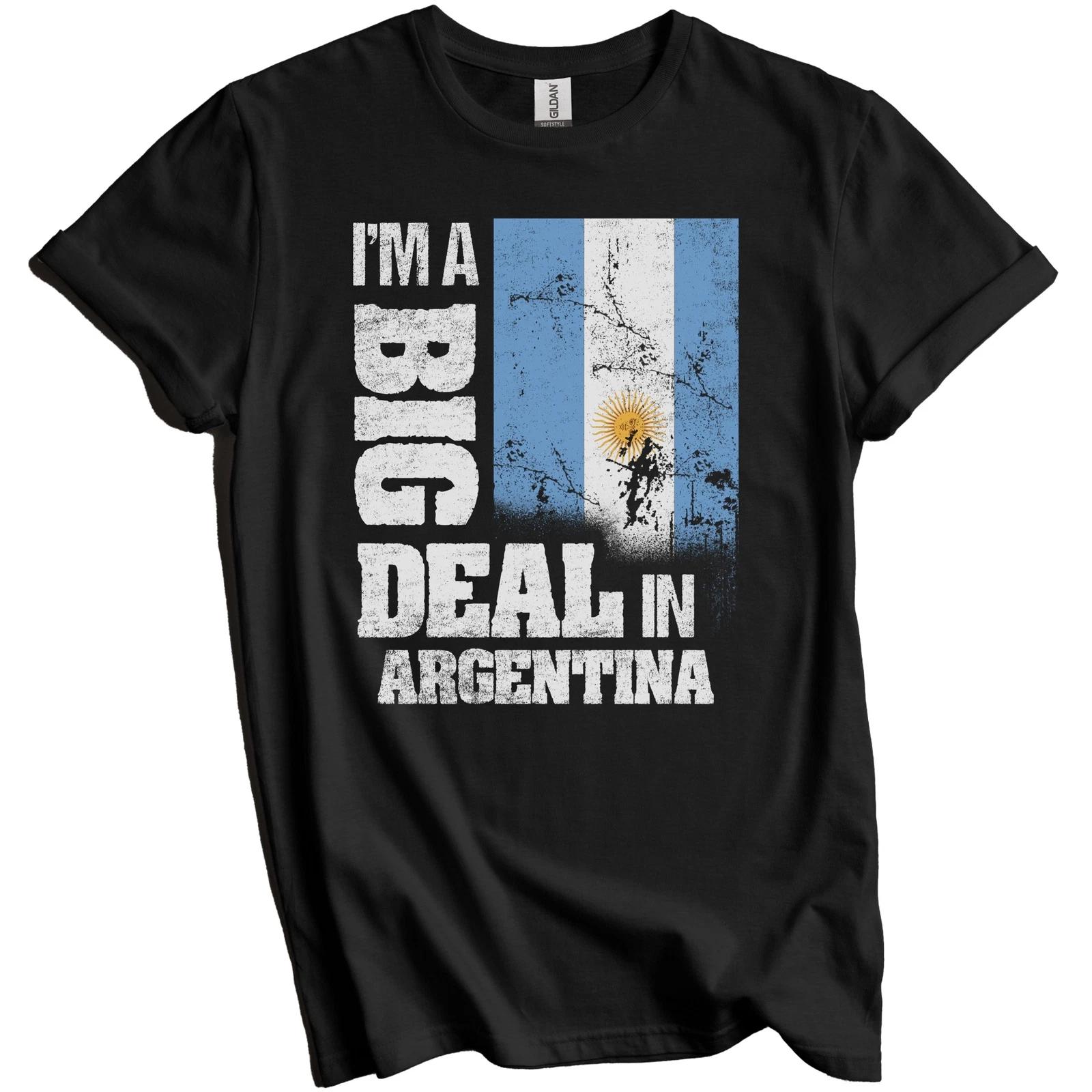 I m A Big Deal In Argentina Funny Argentinian Flag T-Shirt S