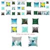 Drd28 Series Pillowcase Featuring Nordic Style And Geometric Grid Pattern Various Sizes Available