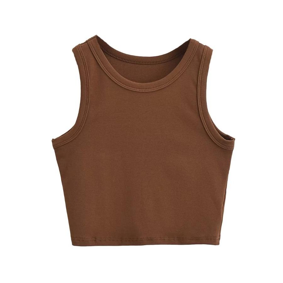 Summer Women Tank Tops Sleeveless Short Style Tee Sexy Slim O Neck Female Clothes