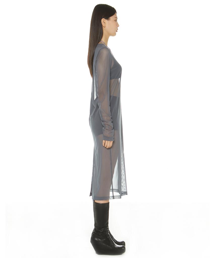 Suki Sheared Dress (Black Sesame)