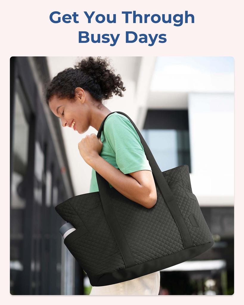Tote Large Travel Tote Canvas Gym Sports Yoga Commuting To Gym [BAGSMART] Women's Bag, Capacity, Bag, Bag, Sturdy, Tote, Multi-Storage, Bag, Bag,