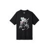Sb Abstract Print Design Comfortable Loose Fit Crew Neck Short Sleeve T-Shirt Men Tops Black FZ5286-010