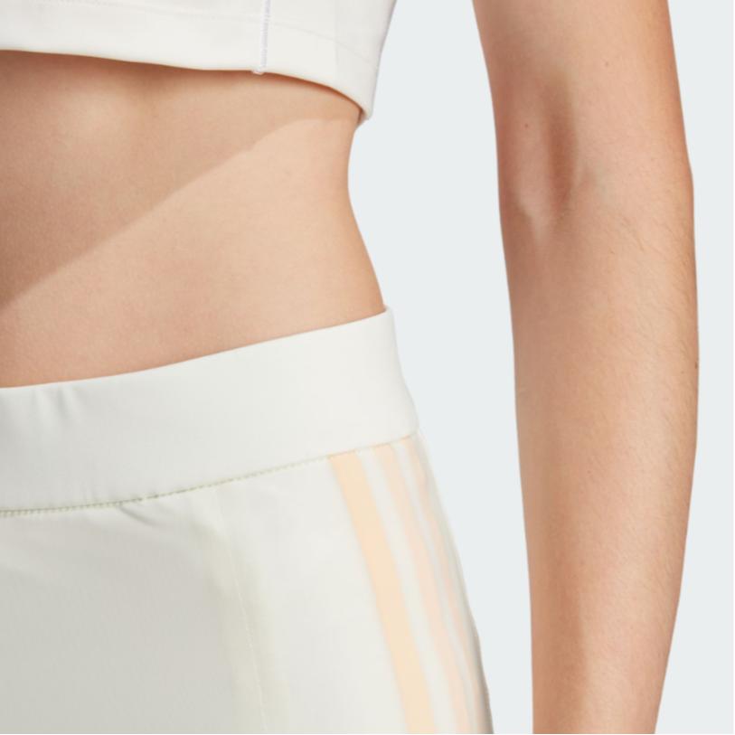 Adidas Originals Premium Flowy Maxi Skirt With Built-In Shorts Semi-Transparent Side Slit Sports Casual Long Skirt Women Skirts Han-Jade-White IN4278