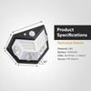 Multifunctional Solar Lamp Outdoor Garden Decoration Solar LED Light Waterproof Sunlight Powered Spotlight with Motion Sensor