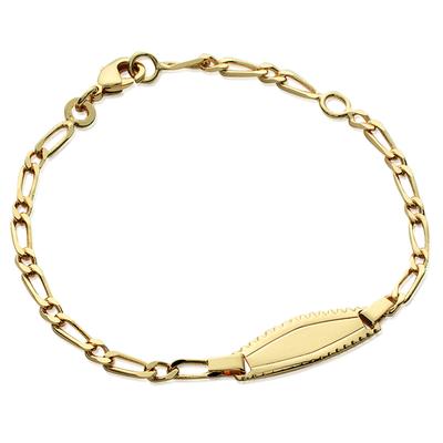 [K1023] - Gold Plated Curb Chain 'Bambino'