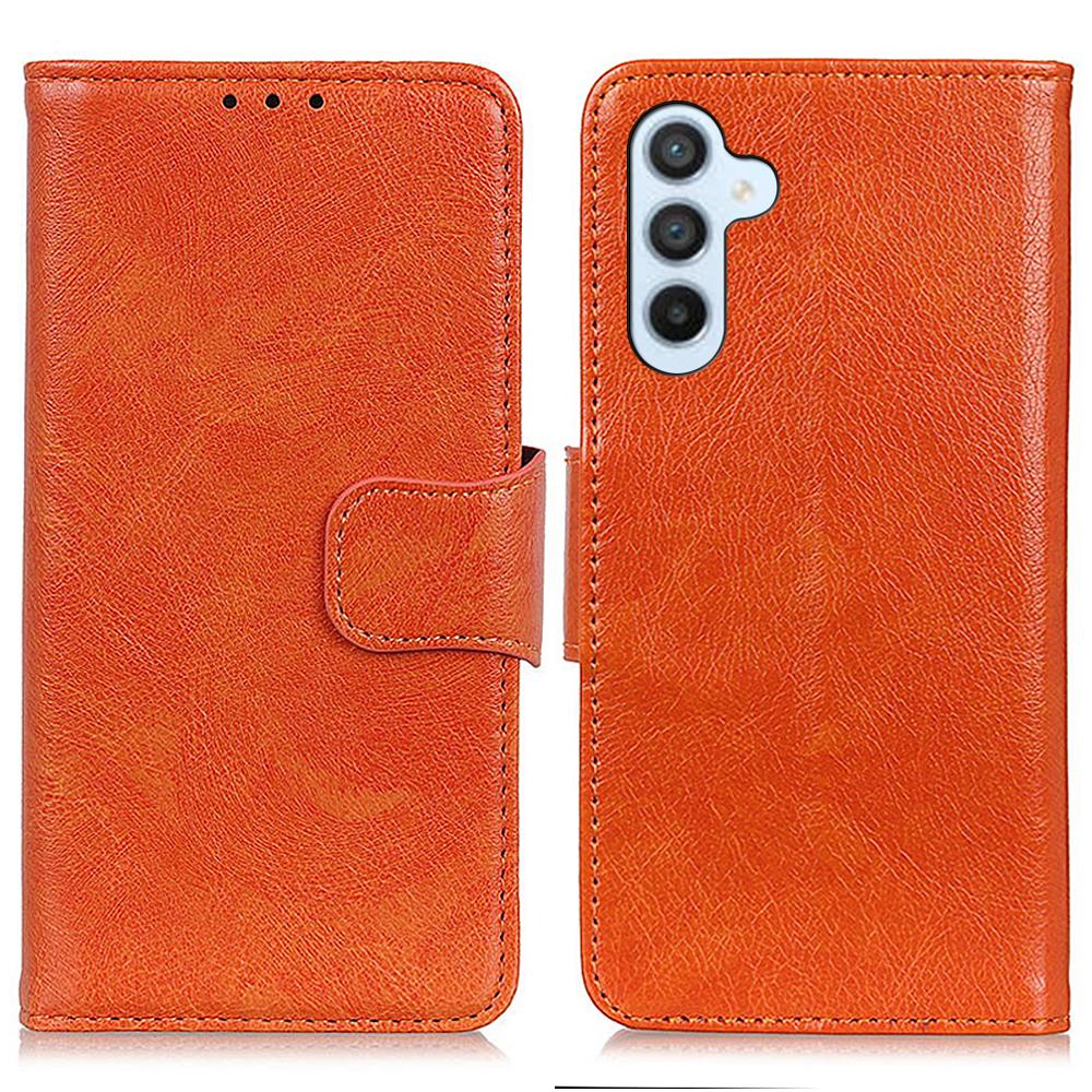 For Samsung Galaxy S26+ Phone Case Nappa Texture Split Leather Wallet Phone Cover
