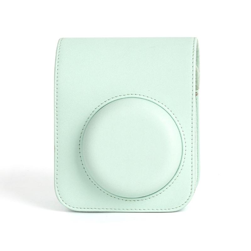 Camera Case PU Leather Soft Silicone Cover Bag for  Polaroid Film Camera Bag w/Shoulder Strap