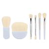6 Piece Mini Travel Makeup Brush Set for Foundation Concealer Blush Eyeshadow