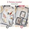 Portable Transparent Toiletry Handbag Waterproof Single-Sided Print USB Storage Bag PVC Zipper Essentials Organizer Travel Use