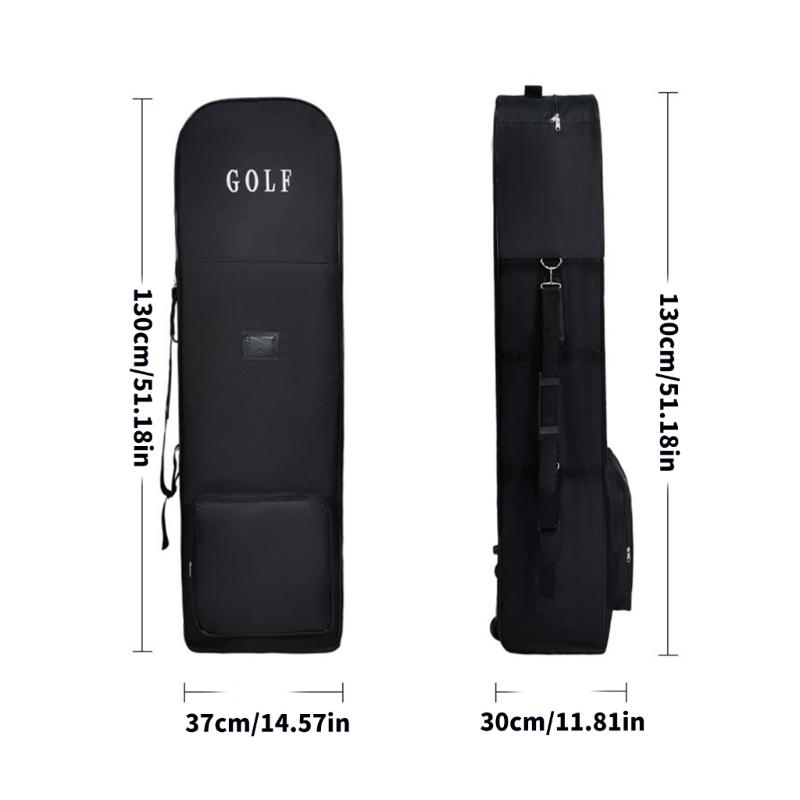 Golf Club Travel Covers Storage Pouch Folding Zipper Golf Club Bag Golf Travel Bag Protector for Golfer Traveling