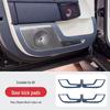 Zeekr 9X Car Door Kick Mats: Anti-Dirty Leather Protection Stickers with Thickened Cotton Interior.