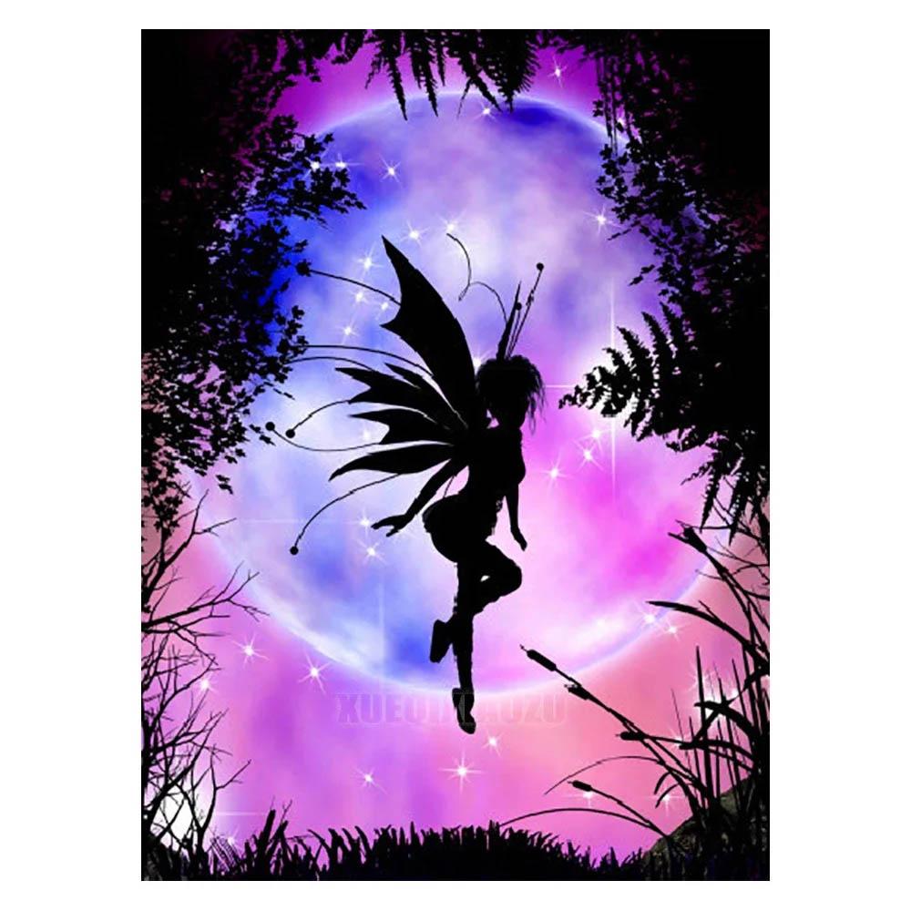 Diamond Painting Disney Moon Princess Mosaic Embroidery Diamond Puzzle DIY Rhinestone Children's Room Decoration Gift