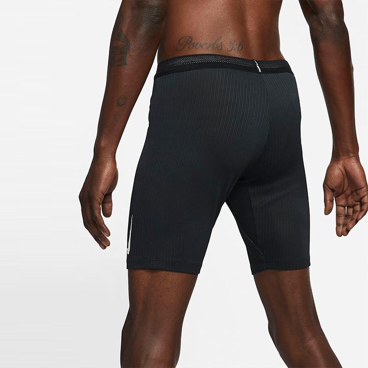 Nike Aeroswift Breathable Running Tight Fitness Shorts Men Bottoms Black DA1430-010