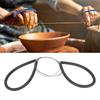 4PCS Black Clay Cutters Wire Stainless Steel Stainless Steel Cut Off Tools Pottery Studio