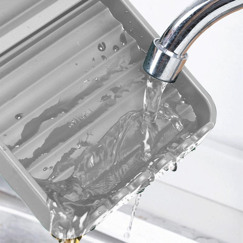 Kitchen Desktop Pot Lid Holder Foldable Multifunctional Pot Cover Rack Spatula Storage Rack Pot Lid Rest Kitchen Organizer