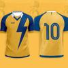 New Jersey Kids Anime Football T-Shirts Summer Men's/Women's Casual Sports Tees Soccer Top