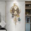 Chinese Style Retro Wall Clock with Silent Sweep Movement
