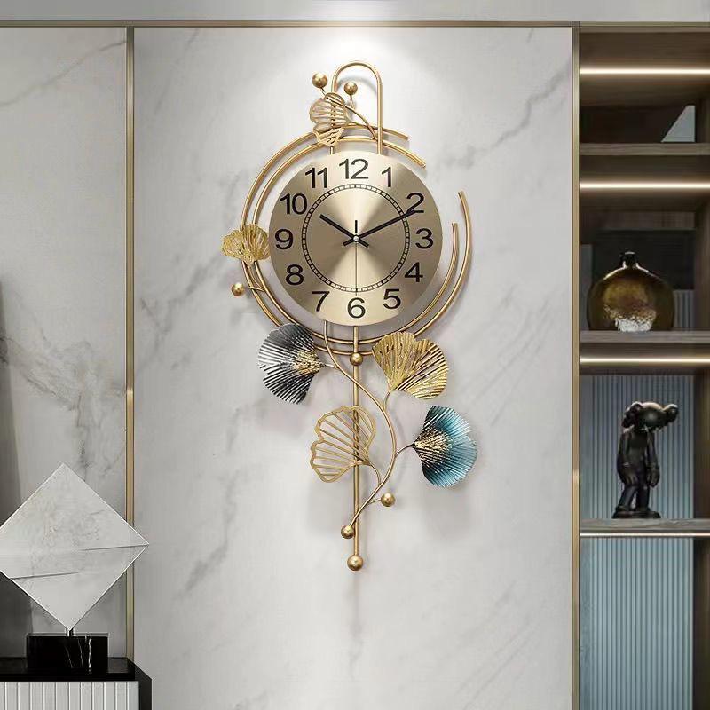 Chinese Style Retro Wall Clock with Silent Sweep Movement