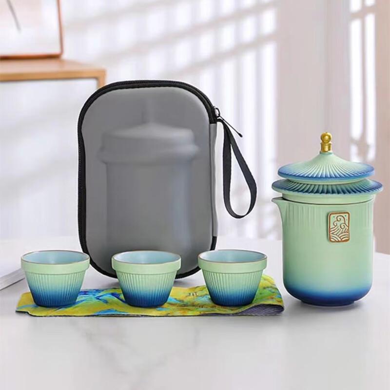 SHIJIANA Palace Style Portable Travel Tea Set