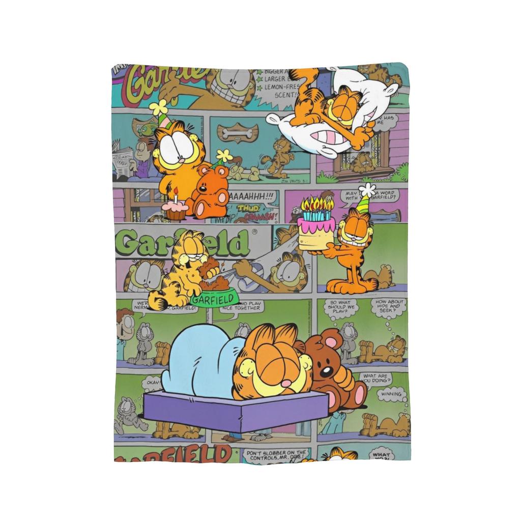 G-Garfields Aniem Kawaill Cats Throw Blanket for Couch Fuzzy Soft Plush Blanket 50x60 Inch Multiple Sizes Bedspreads All Seasons