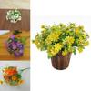 Stunning 28-head Artificial Chrysanthemum Daisy Bouquet For Weddings And Events