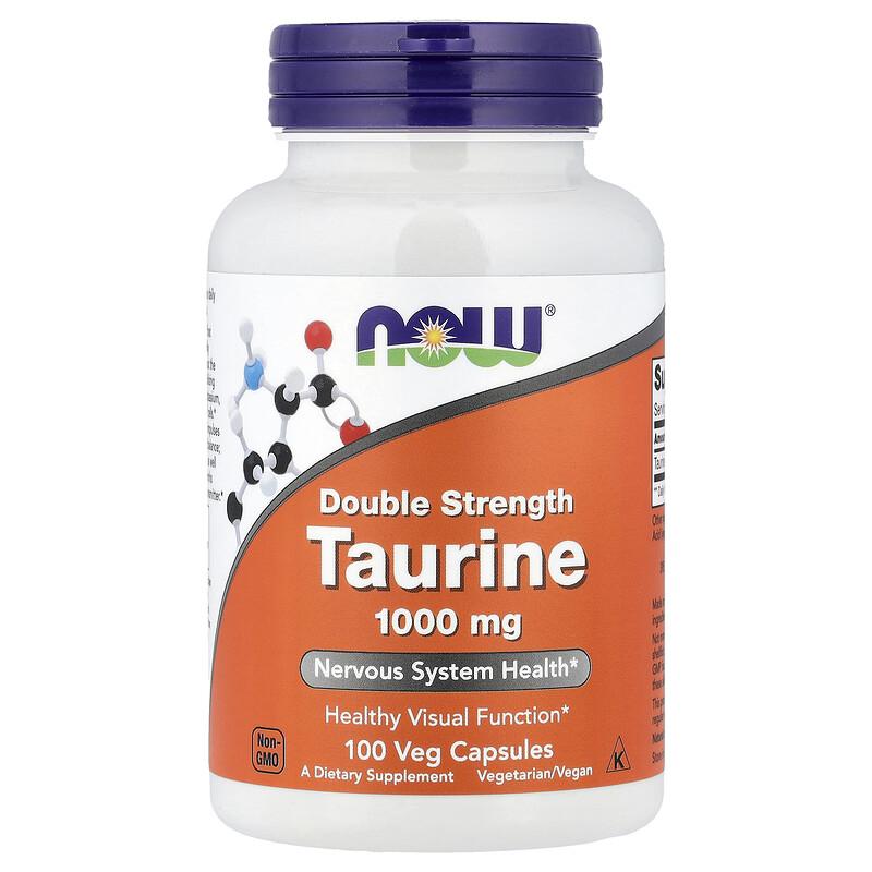 Taurine, 1,000 mg, 100 Veg Capsules