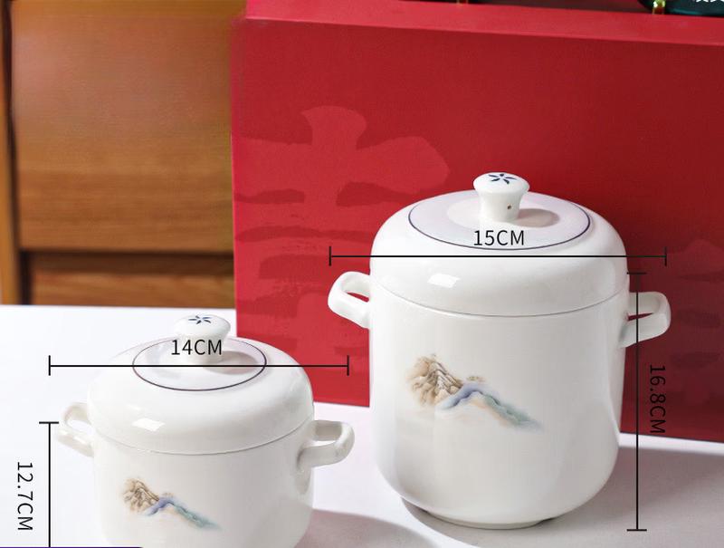 Hanyou Harmony Keramik-Schmortopf mit zwei Henkeln und Deckel