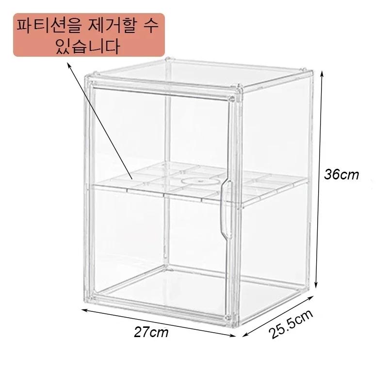New Large Capacity Storage Box Organizer for Figures Acrylic Box Clear Blind Box Showcase for Bag Display Dustproof