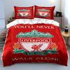 Liverpool Football Club Bedding Set Bedding Set (1 Duvet Cover, 2 Pillowcases, Duvet Not Included)