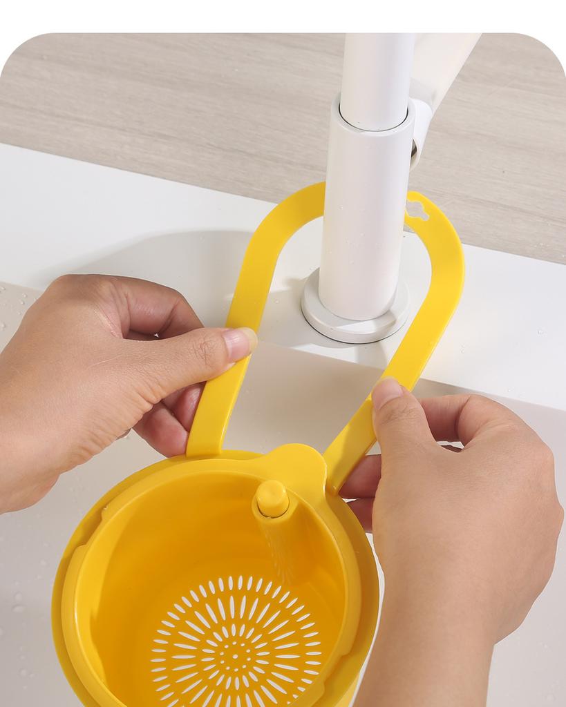 Sink Separator Minimalist Color Scheme Hanging Sink Drain Basket Food Scrap Filter Basket Kitchen Storage Kitchenware