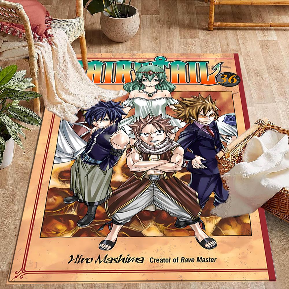 Fantasy Friends Adventure Themed Anti-Slip Rugs - Polyester Home Decor, Suitable for Bedrooms, Living Rooms, Doorways, Studios, and Decorations