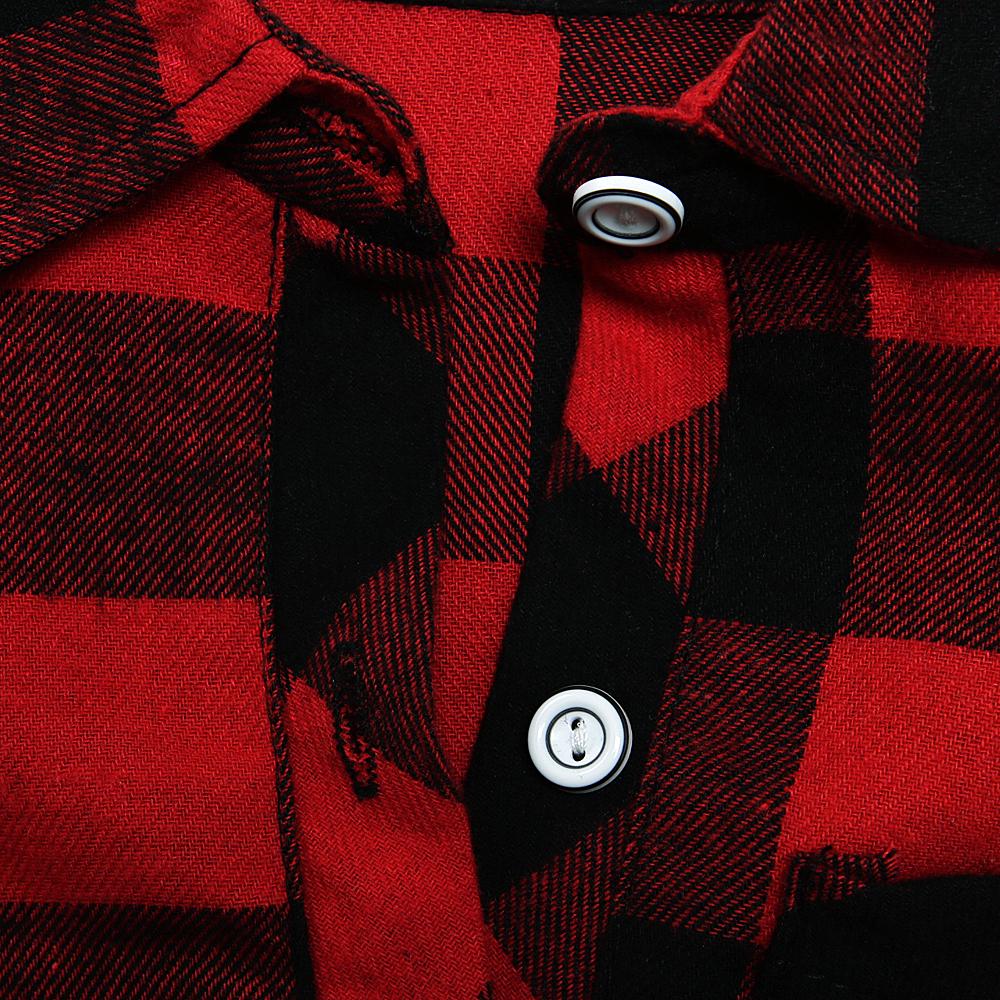 Kinder Baby Mädchen Plaid Baumwolle Weiche Langarm Kleid Casual Outfits