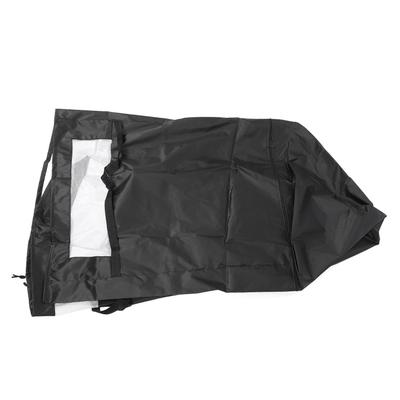 Outdoor Refrigerator Cover with Zipper Oxford Cloth Waterproof Dustproof Chest Freezer Cover 28x23x34in for Outdoor Indoor Use