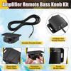 Bass Volume Control Knob,4 Pin With 11.48Ft/3.5M Extension Cable- Universal Fit For Most Car Amplifier Systems Bassvolume