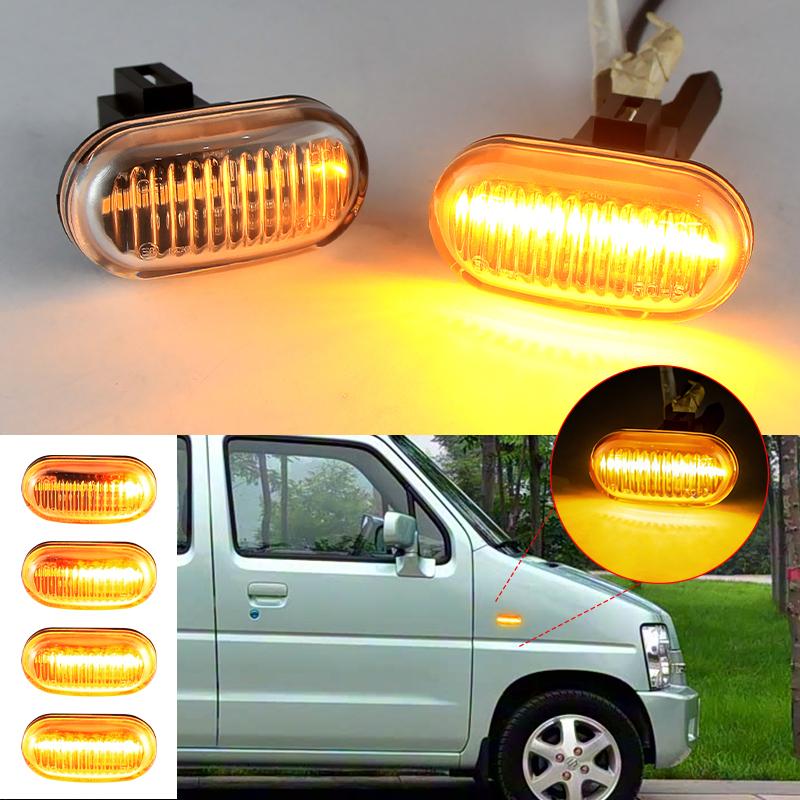 2PCS Led Dynamic Side Marker Turn Signal Light For Suzuki Grand Vitara XL-7 2004-up For Suzuki Ignis 2000-2003 OEM# 3641050E00