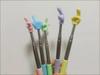 Telescopic pointer-finger for class and classes, set 10 pcs., metal, colored