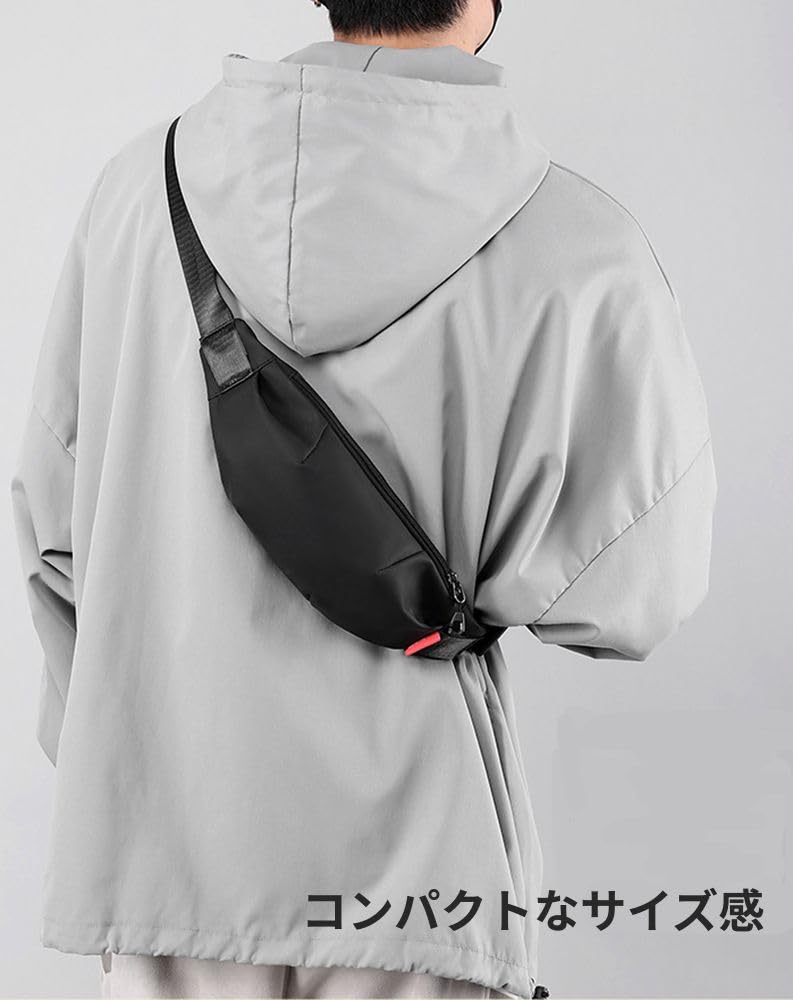Cedar Eight Small Body Shoulder and Waist Pouch Men's Bag, Bag,