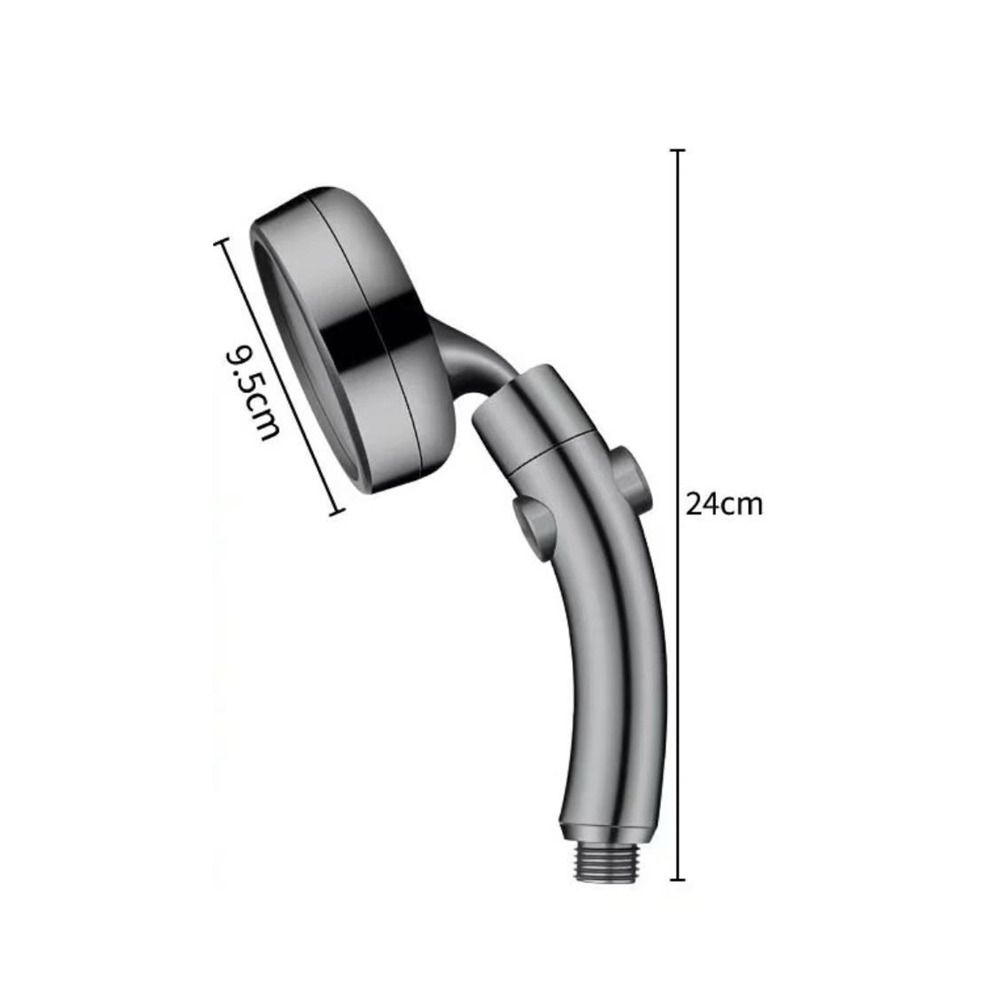 With Stop Button High Pressure Shower Head Plastic Rainfall Showerhead  Bathroom Accessories