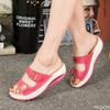 Fashion 2025 Summer Women Wedge Sandals Premium Orthopedic Open Toe Sandals Vintage Anti-slip Leather Casual Female Platform Retro Shoes