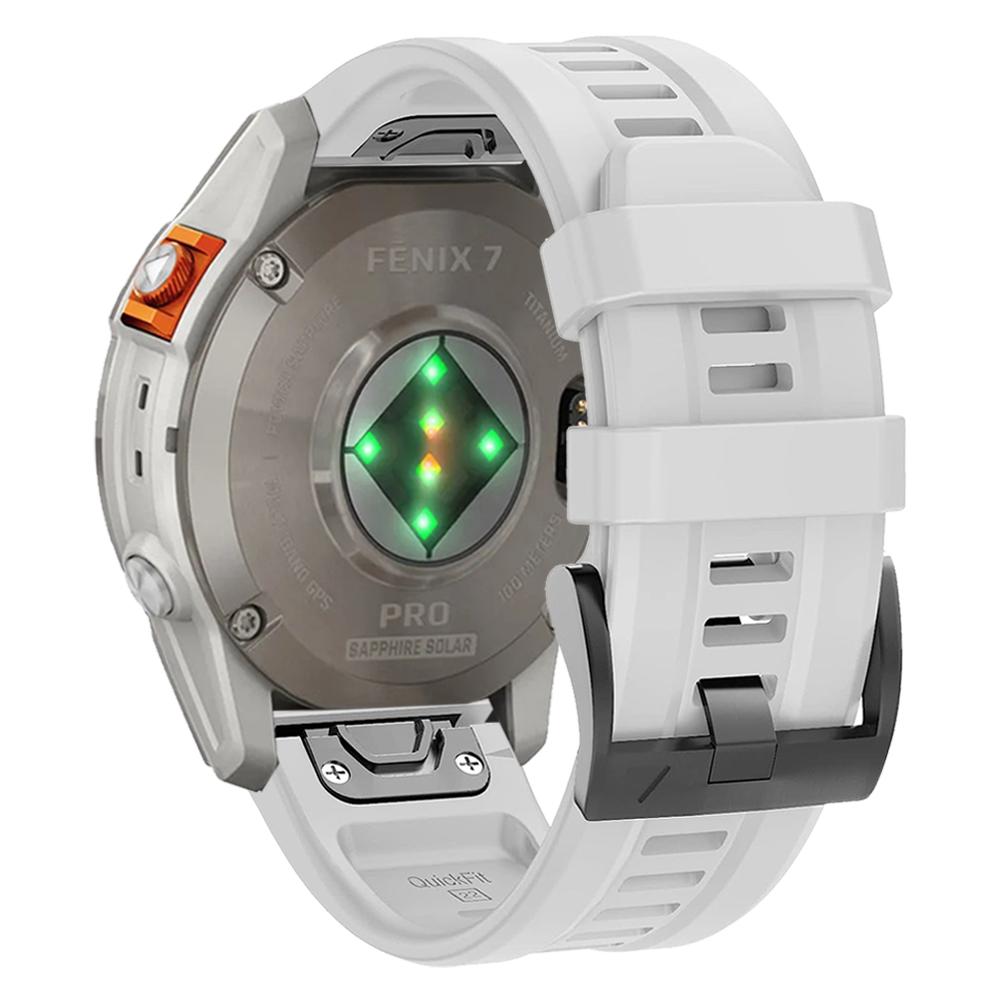 Sports Silicone Watch Band For Garmin Fenix 7 7X Pro 6 6X 5 5X Plus/Epix 2 47mm 51mm/TACTIX/965 QuickFit 26mm 22mm Wrist Strap