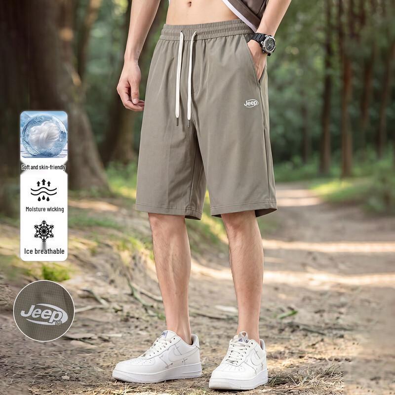 JEEP Men s Summer Casual Drawstring Shorts 3XL