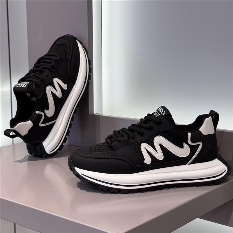 Novos sapatos casuais esportivos de malha respirável para primavera sapatos de pai pequeno ysd
